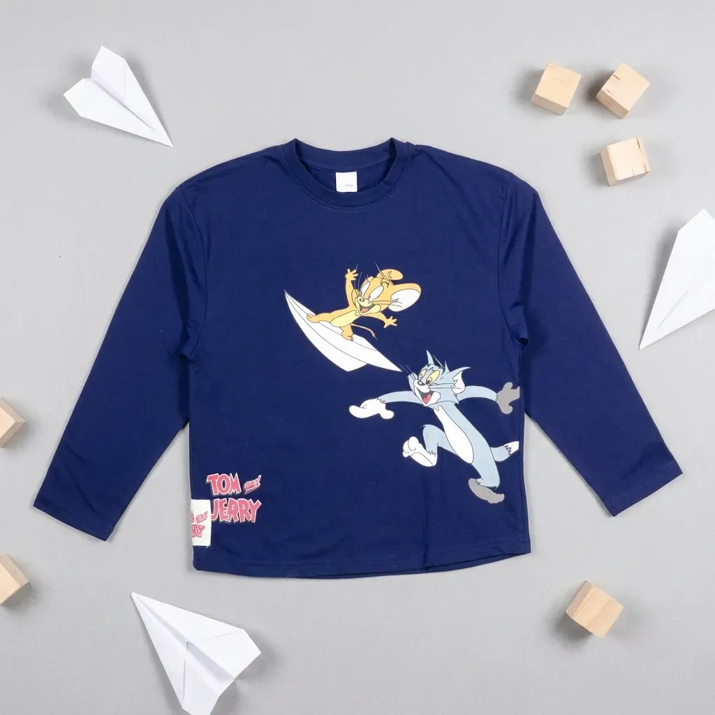 Boys' Tom and Jerry winter t-shirt tween age