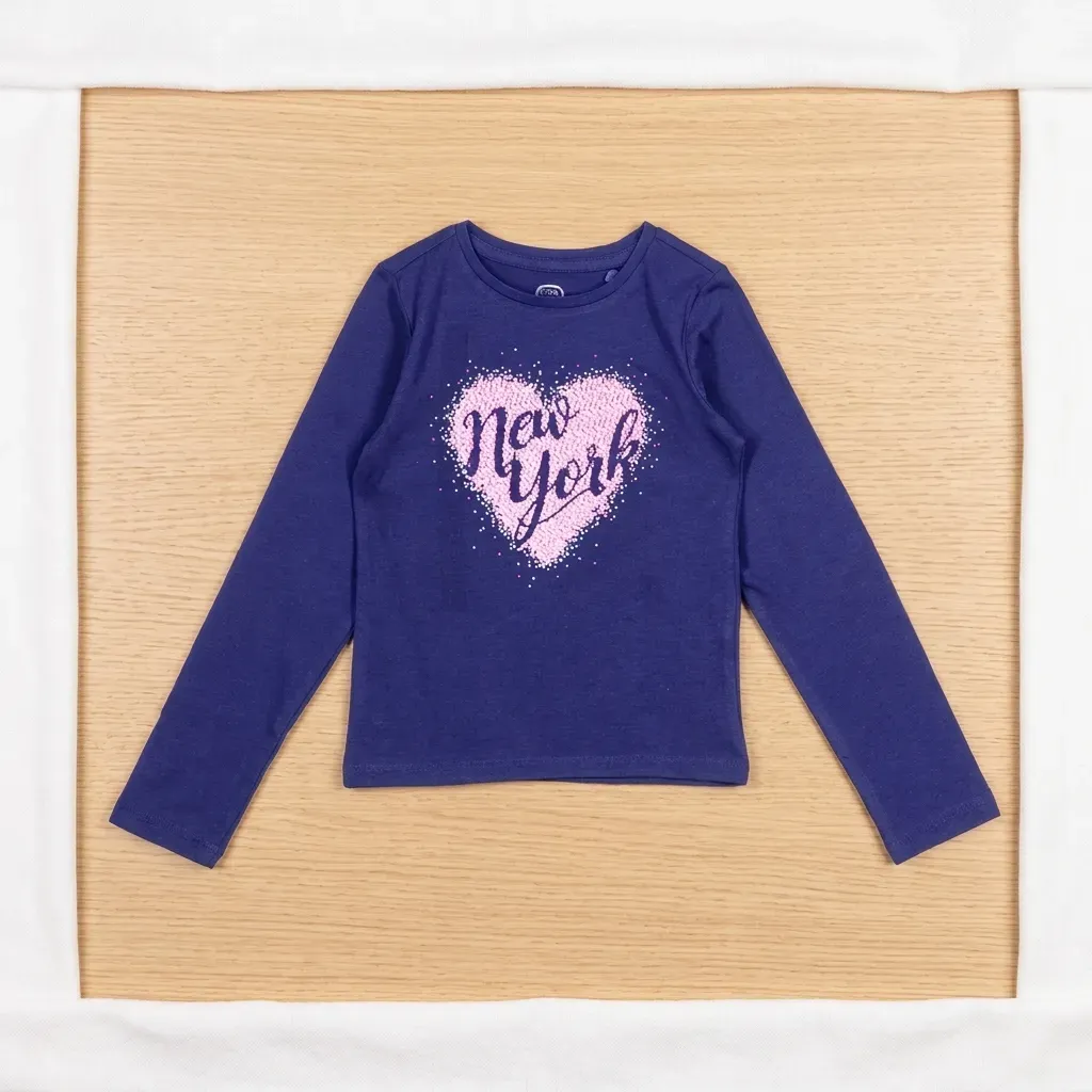 Girls' winter casual t shirt Imported brand
