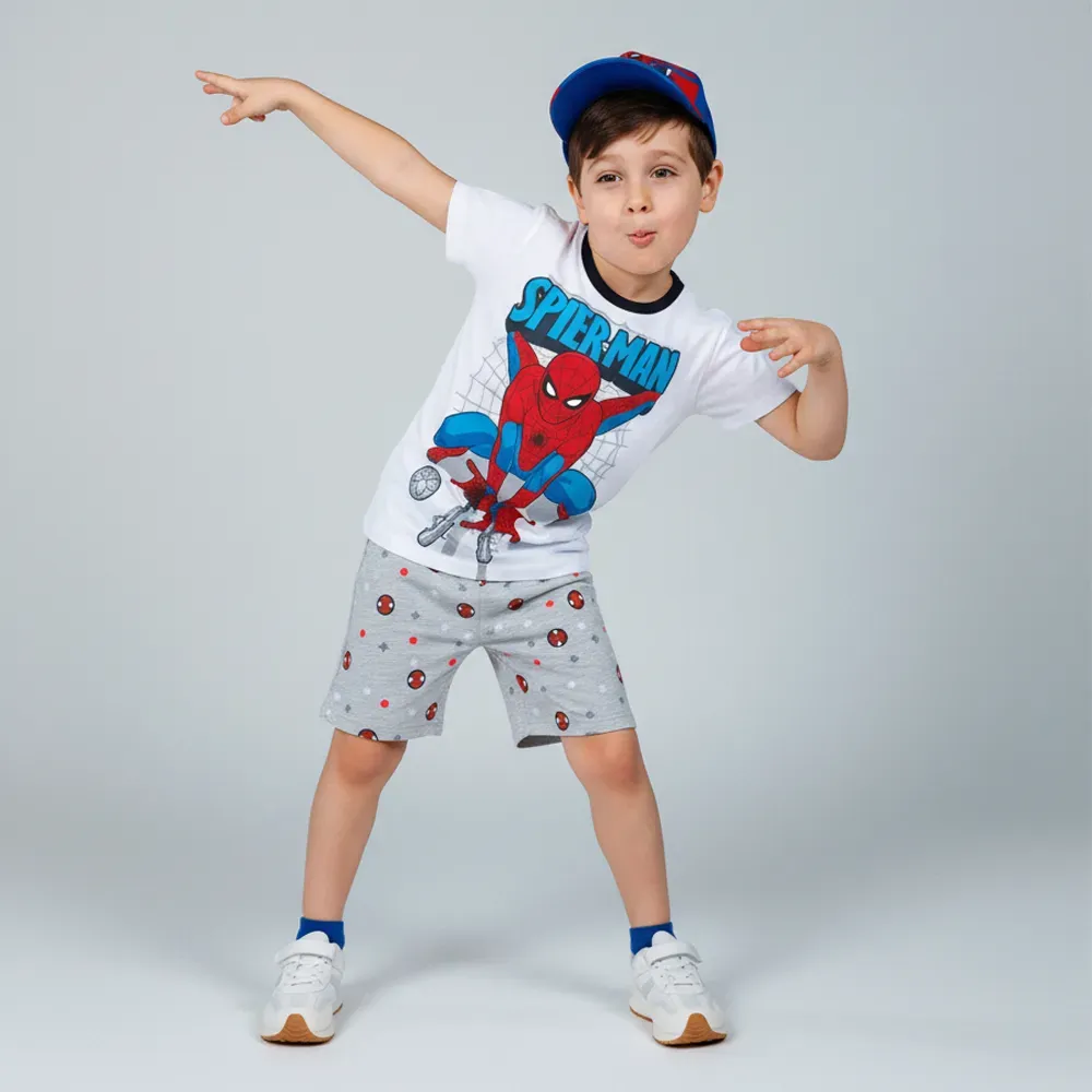Boys Spider-Man cotton pajama set T-shirt & Shorts