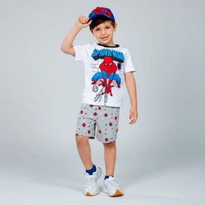 Boys Spider-Man cotton pajama set T-shirt & Shorts