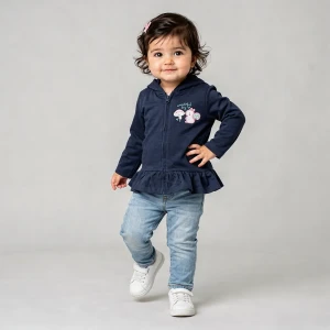 Toddler girls' winter casual t-shirt Imported brand