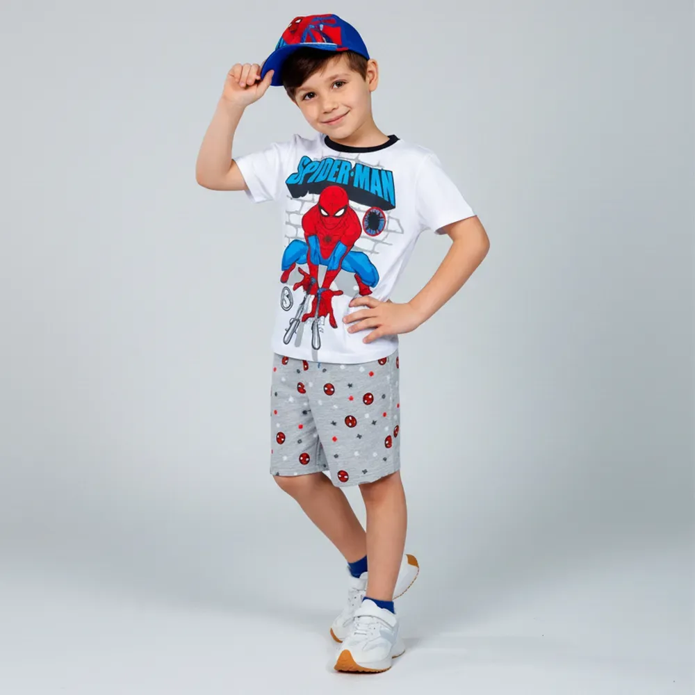 Boys Spider-Man cotton pajama set T-shirt & Shorts