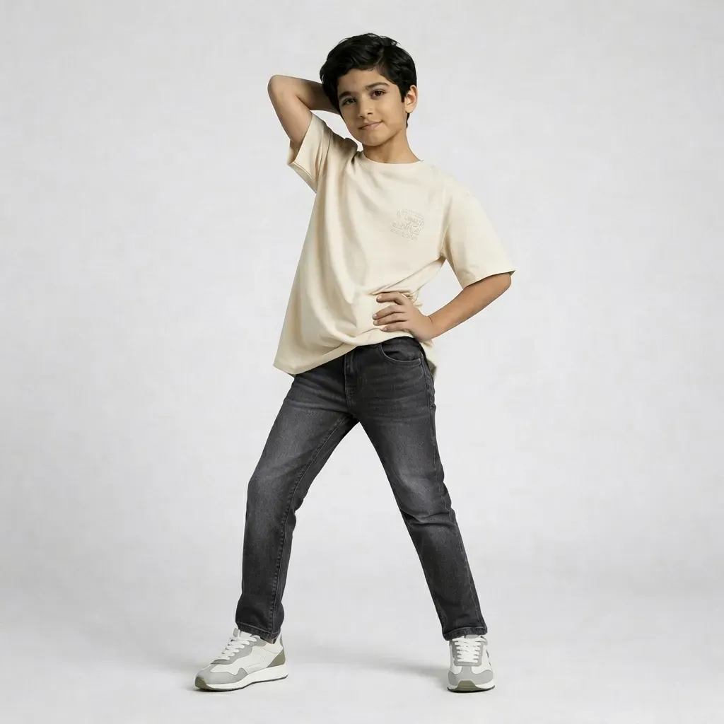 Boy’s jeans slim fit Dark Gray
