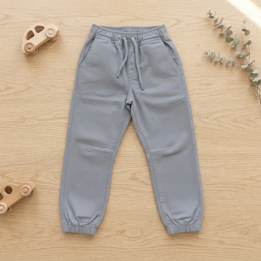 Premium Boys Gabardine pants color Gray