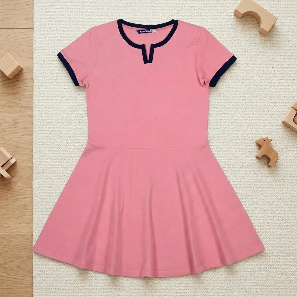 Simple Outing Dress for girls - Imported